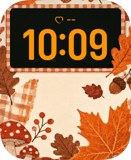 Gingham Harvest Apple Watch face - Nature
