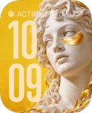 Gold Treatment Apple Watch face - Art