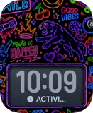 Good Vibes Panther Apple Watch face - Art, Art