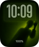 Green Shadow Apple Watch face - Special Collections