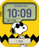 Joe Cool Snoopy Face Apple Watch face - Art