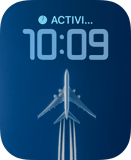 Jumbo Jet Apple Watch face - Cities