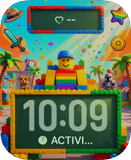 Lego Rainbow Apple Watch face - Video Games