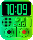 Lime Recorder watch face preview image for Apple Watch
