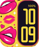 Lipstick Pop Apple Watch face - Art
