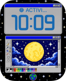 Lunar Paint watch face preview image for Apple Watch