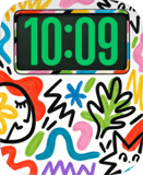 Marker Doodles Apple Watch face - Art