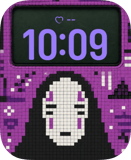 Masked Spirit Pixels Apple Watch face - Anime