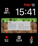 ⛏️ MicroCraft Apple Watch face - Video Games