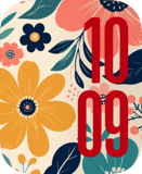 Mustard Daisy Apple Watch face - Nature
