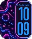 Neon Arcade Apple Watch face - Art, Art