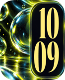 Neon Bubbles watch face preview image for Apple Watch