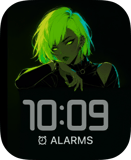 Neon Gaze Apple Watch face - Anime