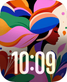 Neon Profile Apple Watch face - Art