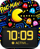 Neon Wedge Apple Watch face - Video Games