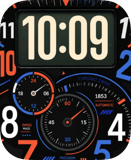 Number Dash Apple Watch face - Luxury