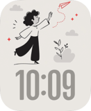 Paper Girl Apple Watch face - Art
