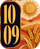 Paper Sun Apple Watch face - Nature