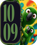 Parrot Peek Apple Watch face - Nature