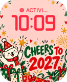 Party Bear watch face preview image for Apple Watch