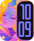 Pastel Dream Portrait Apple Watch face - Art