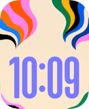 Pastel Flow Apple Watch face - Art, Gradient
