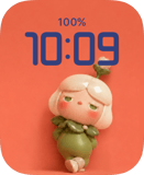 Peach Sprout Apple Watch face - Special Collections