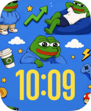 Pepe Stonks Apple Watch face - TV