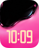 Pink Ink watch face preview image for Apple Watch