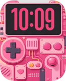 Pink Player Apple Watch face - Video Games