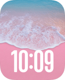 Pink Tide Apple Watch face - Nature