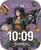 Pirate Captain Legend Apple Watch face - Anime