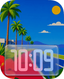 Pool Day Apple Watch face - Nature