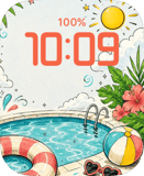 Pool Splash Apple Watch face - Cities
