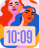 Pop Sisters Apple Watch face - Art