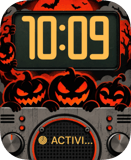 Pumpkin Radio watch face preview image for Apple Watch