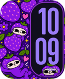 Purple Pals Apple Watch face - Art