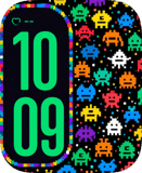 Rainbow Aliens Apple Watch face - Video Games
