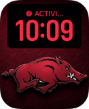Razorbacks Apple Watch face - Sports
