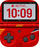 Red Clamshell watch face preview image for Apple Watch