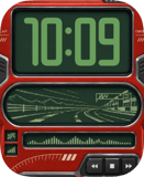 Red Raceway watch face preview image for Apple Watch