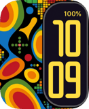 Retro Orbit Pop Apple Watch face - Art