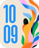 Ribbon Pop Apple Watch face - Art
