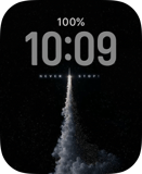 Rocket Night Apple Watch face - Special Collections