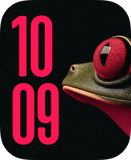 Ruby Gaze Apple Watch face - Nature