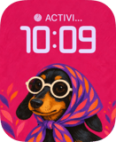 Scarf Scholar watch face preview image for Apple Watch