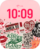 Scrapbook Mischief Apple Watch face - Art