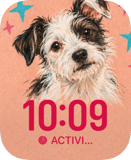 Scruffy Star watch face preview image for Apple Watch