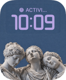 Sculpted Sisters Apple Watch face - Art