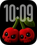Skull Cherries Apple Watch face - Special Collections